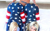 We Live Together krissy 67344 Hot pornstar kristen get finger fucked by 2 hot lesbians in this support our troops naked charity event
