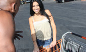 Blacks On Blondes Kimberly Gates 73032 Grocery shopping leads a white girl to a den of big black cock
