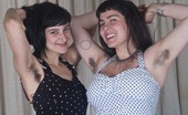 We Are Hairy Sarah S Cleo and Sarah S explore their bodies with tongues 74728 Cleo and Sarah S are two brunettes who hate shaving. All of this hair makes them horny so they explore each others hairy body with their wet tongues.
