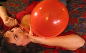 Rude.com Balloons are a gals second best friend 76840 Just me rolling around on the bed with a toy I love.
