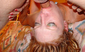 Facial Abuse Sonja Redd 80231 Firebush receives ass to mouth before getting a facial and some egg on her head
