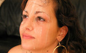 Facial Abuse Theresa 80251 Busting their wads on a sexy masseuses face
