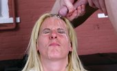 Facial Abuse Krystal Knight 80266 Throat fucked ball sucking whore gets facialized

