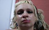 Facial Abuse Gwen 80268 Cock shoved down her throat and facialized
