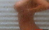  81045 Diamond Foxxx shows off during a shower