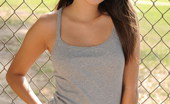  81264 Shyla Jennings loves to flash her perky tits in public places like the baseball field at the park