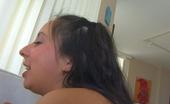  81949 Monsters Of Cock Hot brunette smiles and takes it