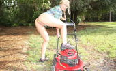 Roxy Raye 83650 Yard Work and Ass Stretching

