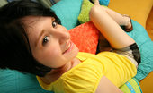 Pure 18 heidi 83702 This super sexy brunnette teen is getting her first on camera facial in these hot pics
