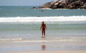 Mike In Brazil melina 85851 Super hot blonde braziliana gets slammed in the ass at the hot beach
