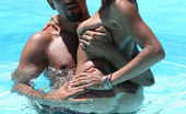 Mike In Brazil karine 85871 This hot brazillian babe takes an eye full in these killer poolside pics
