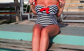 Dors Feline Alternative Model Sunbathing Outdoors
