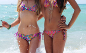 Lexi Belle 96328 And Melanie Rios Public Bikini Teasing
