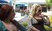 MILF Next Door robin 101402 These 4 sexy moms are gettin their licks in on these amazing patio sex pics
