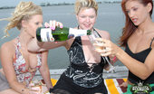MILF Next Door  101571 These 3 hot milfs are drinking champaign out on the dock and gettin frisky in these hot pics
