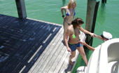 Captain Stabbin madison 102288 Chubby chicks in bikini come aboard and gets popped in the boat
