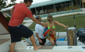 Captain Stabbin lindsay 102293 Cute brunnette amateur gets in her bikini to go on her first boat ride
