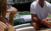 Captain Stabbin julie 102316 Cute girl in black bikini shows her hot pooper
