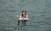 Captain Stabbin doria 102340 Cute red head babe with hot tanlines gets analized on the boat
