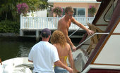 Captain Stabbin vanesa 102400 Hot lil brunnette gets banged over the side of the boat
