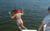 Captain Stabbin  102501 These 2 babes are gettin their rocks off anal style in these hot boat pics
