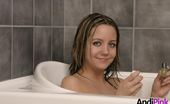 Andi Pink 104464 Cute teen model in bath
