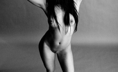 Ann Marie Rios 104515 Posing Nude In Black And White
