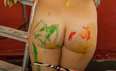 Emily 18 Finger Painting Tits 105002 18 Takes Off Her Clothes And Finger Paints Her Body. Her Young Tits And Her Cute Ass Turn Green And Red.
