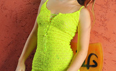 Emily 18 Lace Dress Clings To Teen 105083 The Bright Green Dress Is Made From Lusty Lace And Looks Hot On 18. It Is Made For Pure Arousal And It Works To Drive All Men Wild With Lust.
