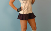 Sweet Krissy 105604 Likes To Play A Little Baseball.. Naked..
