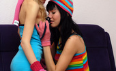 Amour Angels Angela And Julia MARMELADE 105774 You better believe, these cute teen babes can easily drive you crazy with their funs in front of the camera.