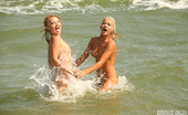 Amour Angels Sophie And Fairy SEA VOYAGE 105792 Really sexy lesbians sunbathe and pose naked on the sandy beach and get their jollies.