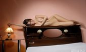 Amour Angels Irina IRA TENDER 105947 Gorgeous teenager showing off her breathtaking nude body lying on her vintage bed