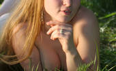 Amour Angels Tanya SUNSHINE 106056 Staggering unbelievably thrilling teen has a burning desire to demonstrate her nude body in green field among dandelions.