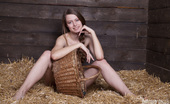 Amour Angels Lina DREAMS 107014 Extraordinary looking chick with tight body, showing swollen crotch in the barn. Exclusive photos about the nude art modeling.