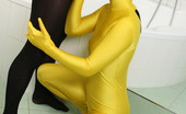 Spandex Porn Devil 107244 Yellow dressed Devil is giving this guy in black suit such a hot blowjob She must be blowing his mind! Wouldn't you love to be this guy
