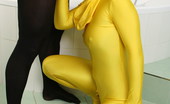 Spandex Porn Devil 107244 Yellow dressed Devil is giving this guy in black suit such a hot blowjob She must be blowing his mind! Wouldn't you love to be this guy
