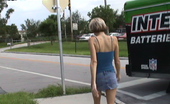 Street Blowjobs vicky 107283 This hot blonde amateur babe gets busted as she sucks for a buck on these spy cam pics
