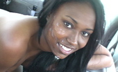 Street Blowjobs  107707 This hot ebony babe gets creamed on in the backseat of a car and is filmed on spy cam
