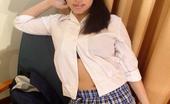 LBFM 108167 Superb teenage girl unveiling her perfect tits and her tiny bald pussy
