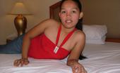 LBFM 108331 Amateur debutante undressing and spreading to show her brown orifices
