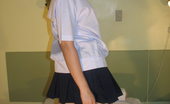 LBFM Cute Ruchi strips from her school uniform to unveil her tight private love holes
