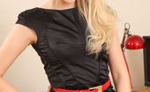 Only Tease Lucy Anne 109676 A sexy tight black dress and stockings makes Lucy Anne the perfect secretary in any office.
