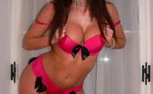 Tiffany Preston Performing sexy striptease 110741 You can see me wearing sexy pink lingerie and fishnet and then performing sexy striptease just for you. I know you love to see my big tits and my pussy, so dont be shy...enter now and enjoy!

