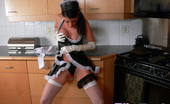 Tiffany Preston My naughty French maid outfit 110856 You will be served in this photo set guys, Enjoy watching me in my sexy Maid outfit doing intense kitchen cleanup!
