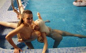 Club Seventeen Safi And Slama 113977 Teenage lesbians pleasuring cunts and swimming in a pool
