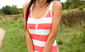 Club Seventeen Paula 113997 A daring willing teenage chick exposes herself outdoors
