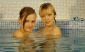 Club Seventeen Esther And Hilary 114024 Two horny lesbian teenagers swimming together in a pool
