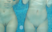 Club Seventeen Esther And Hilary 114024 Two horny lesbian teenagers swimming together in a pool
