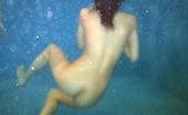 Club Seventeen Malvina And Silvia 114068 Horny cuties swimming with large blow up dolls in a pool
